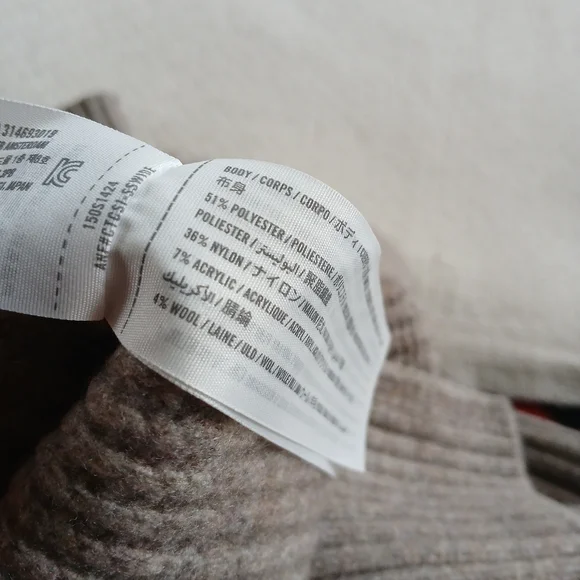 a&f ♡ collared cardigan soft chenille button down sweater abercrombie and fitch - Picture 10 of 11